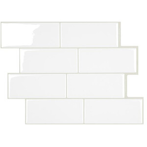 Peel and Stick Bricks Wall Tile Set