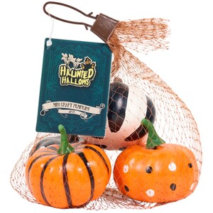 Pack of 4 Mini Craft Pumpkins