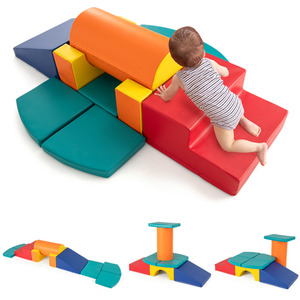 10 Pieces Foam Climbing Blocks Set