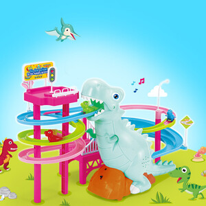 Funny Electric Dinosaur Race Track Toy