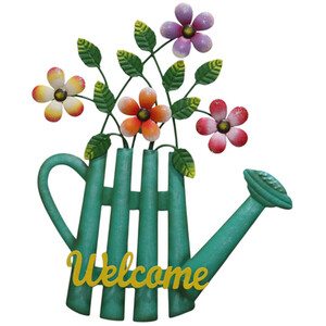 Indoor and Outdoor Floral Watering Can Sign