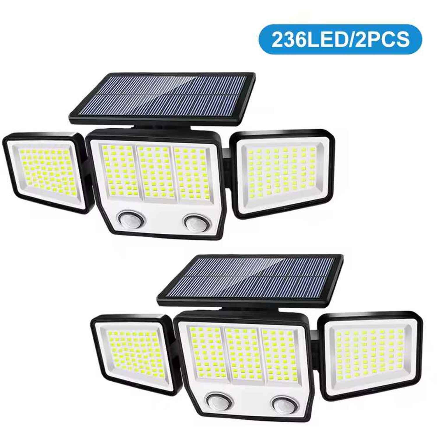 Image of 3 Head Solar Motion Sensor LED&hellip;