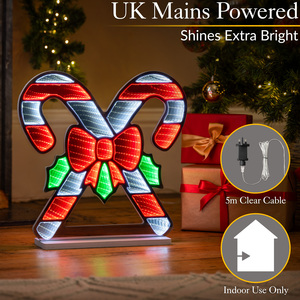 Multi-colour / Candy Canes Christmas Infinity Tunnel Light shot 11589639