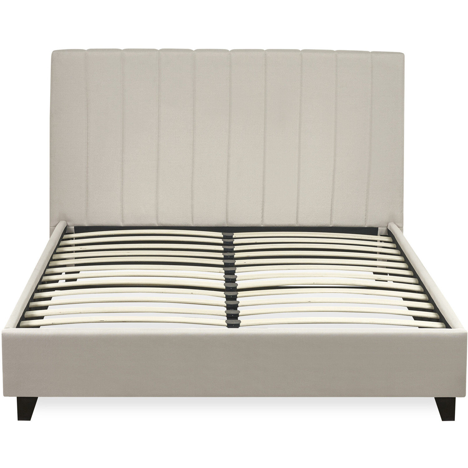 Aylen Bed Frame - Oatmeal King