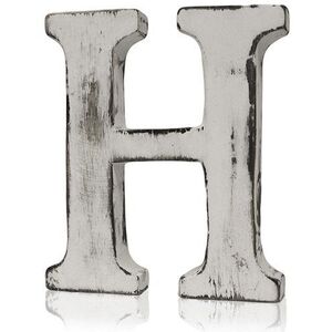 Handcrafted Shabby Chic Alphabet Letter H