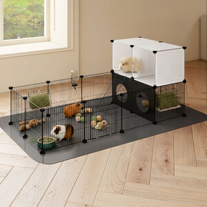 24 Panel Pet Playpen Modular DIY 140cm Two-Level