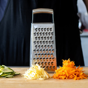 MasterClass Etched 19cm Stainless Steel Four Sided Box Grater