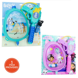 Bluey or Gabby's Backpack Water Shooter