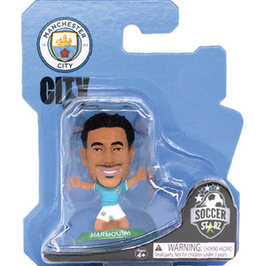 SoccerStarz Man City Omar Marmoush - Home Kit  Classic Kit  5cm Figure