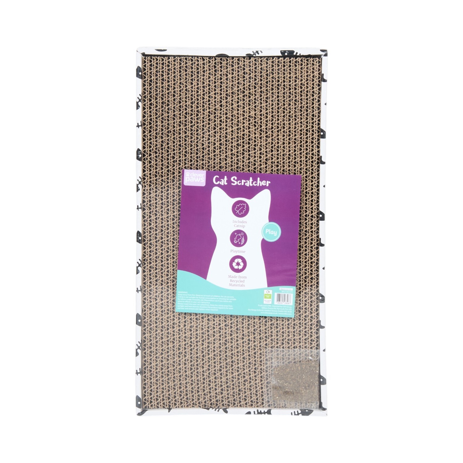 Clever Paws Cat Scratcher with Catnip