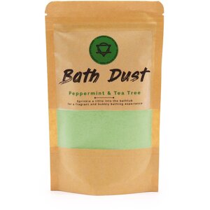 Peppermint Tea Tree Bath Dust 190g Refreshing Calming Bath Soak