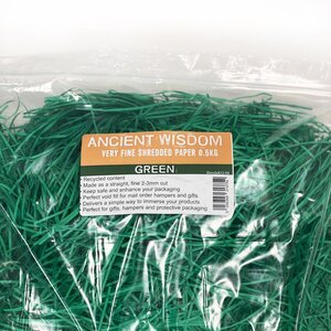 Very Fine Green Shredded Paper for Gift Filling Decoration