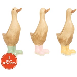 Duck In Wellingtons Polyresin Ornament