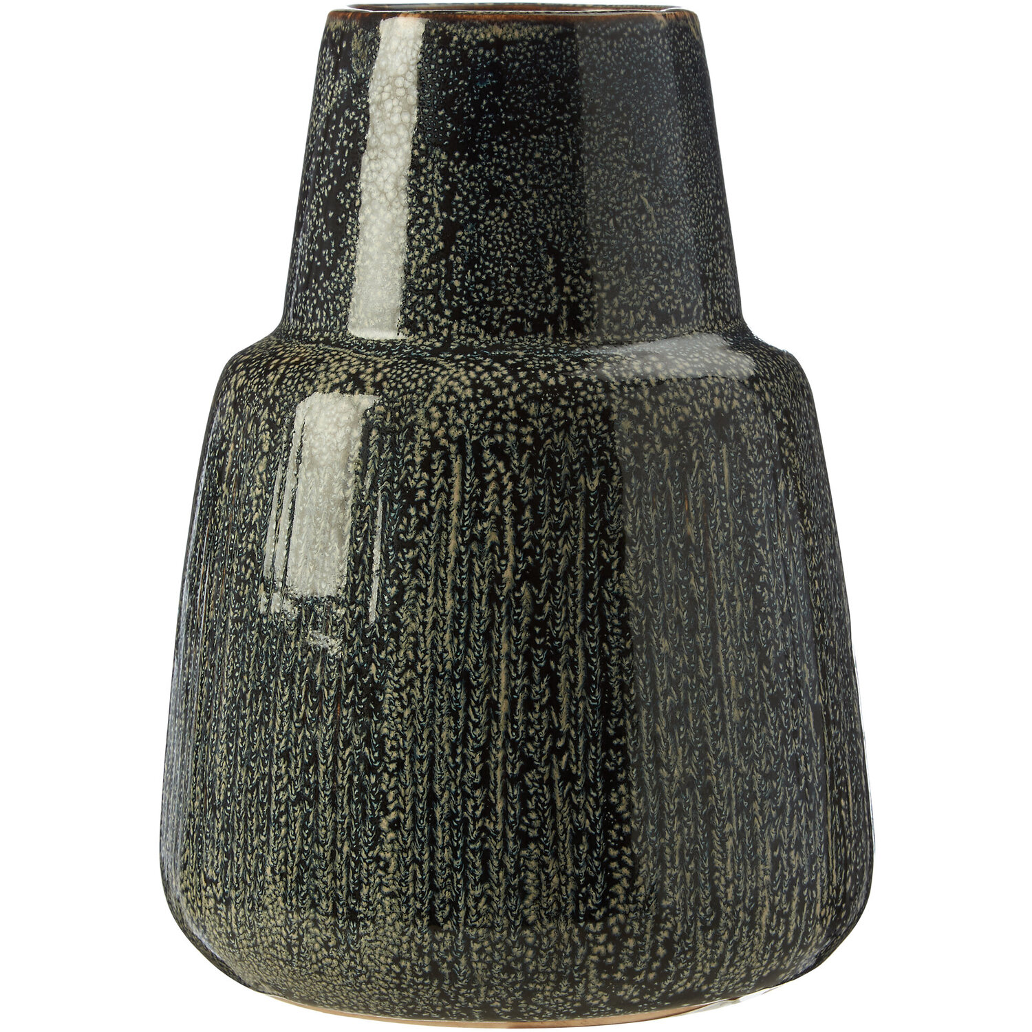 Silas Dark Blue Vase - Stoneware 100%
