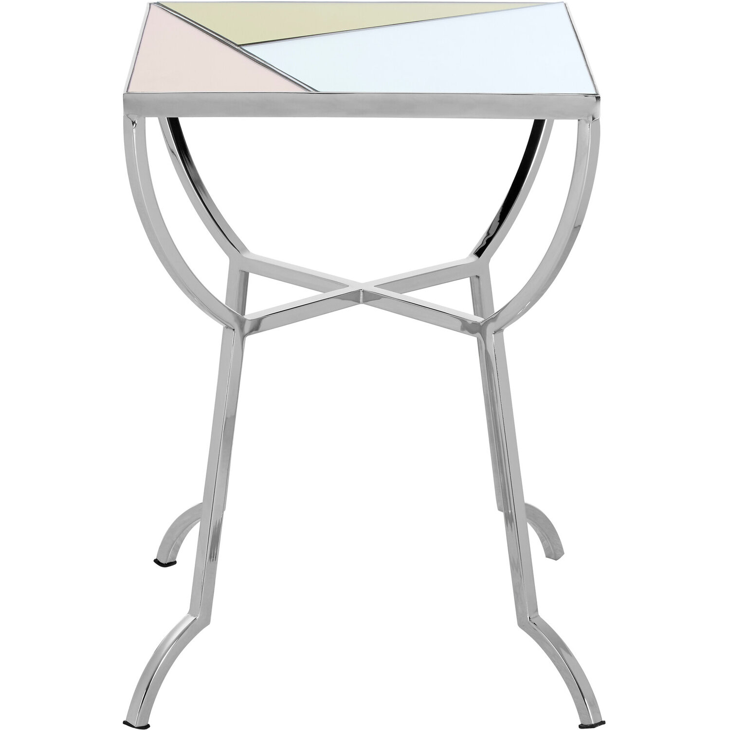 Fifty Five South Arbus Square Side Table. - Multicolour