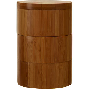 Bessan Bamboo Natural Cylindrical Storage Set