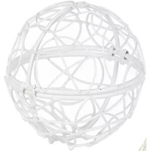 6-Pcs Metal Mesh Bridesmaid Ball Hanger - White - Set of 6