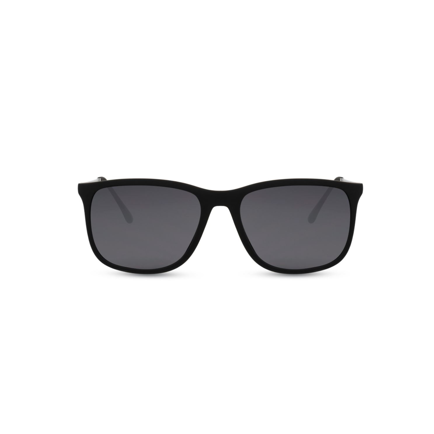 Contemporary Wayfarer Unisex Sunglasses - Matte Black