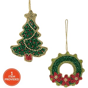 Beaded Festive Hanging Decoration