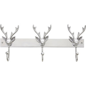 Arris Stag Head 3 Hook Wall Mounted Hanger
