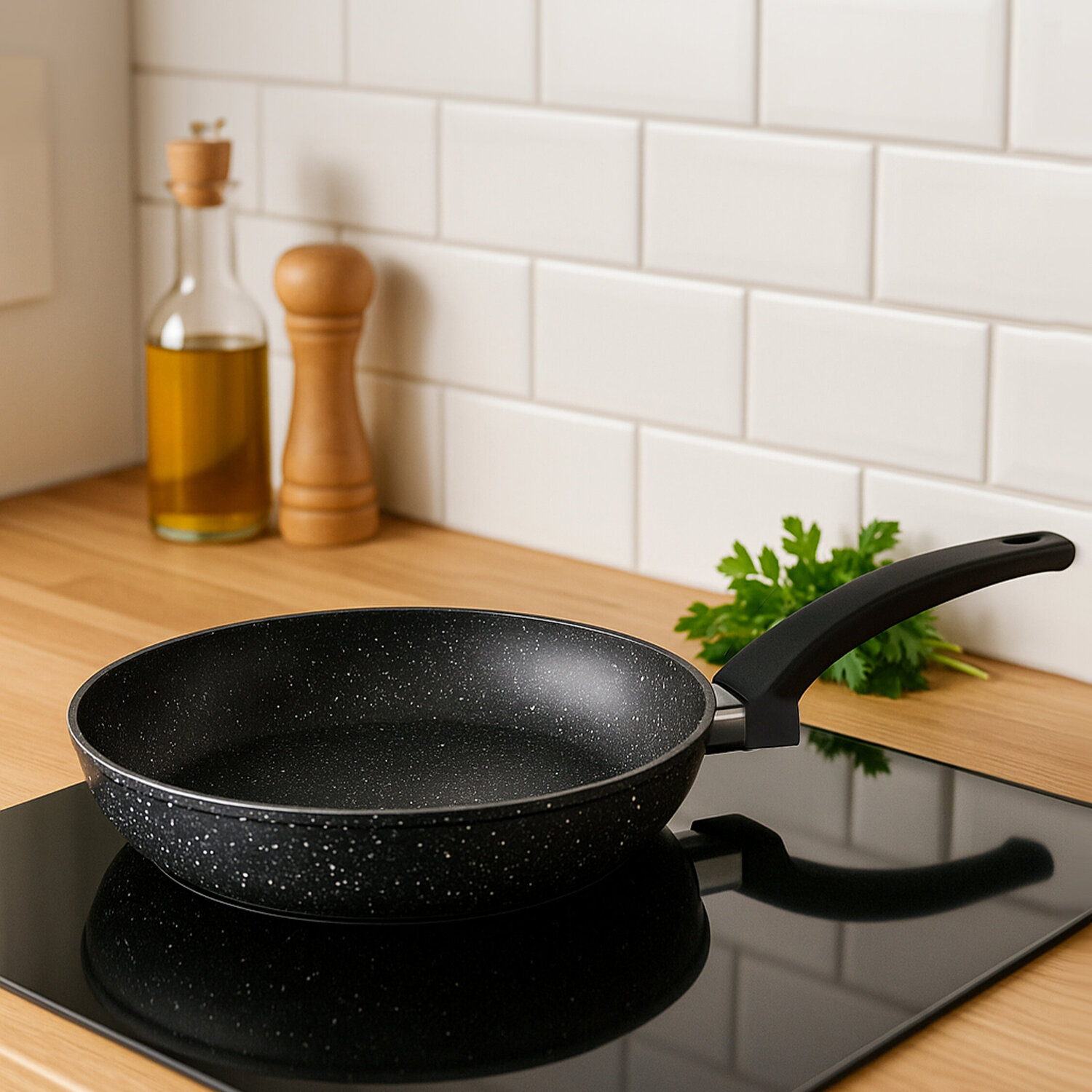 Stoneflam 28cm Frying Pan - Black