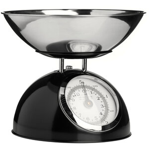 Olivier 5kg Black Kitchen Scale