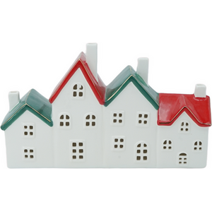 LED Ceramic House Scene