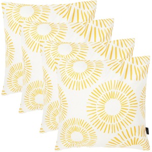4 Pack Cushion 43x43 Kyoto Fabric - Golden Sun