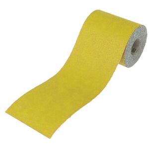 Faithfull Aluminium Oxide Sanding Paper Roll Yellow 115mm X 10M 40G