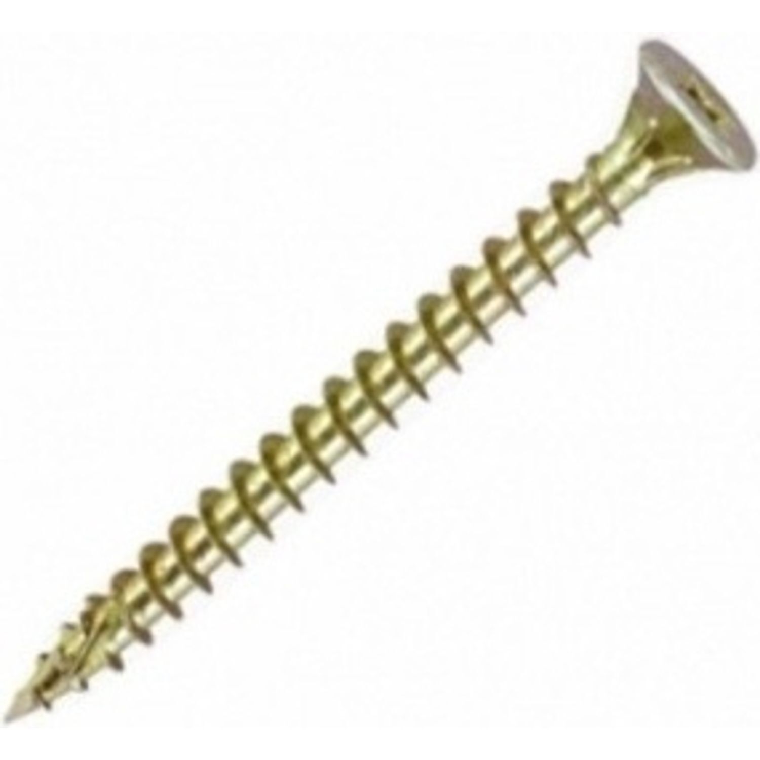 Securpak Countersunk Pozi Head Screw (Pack Of 12) - Gold