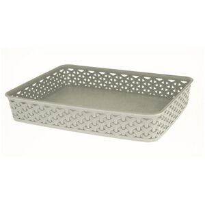 Curver Rattan A4 Wicker Storage Tray