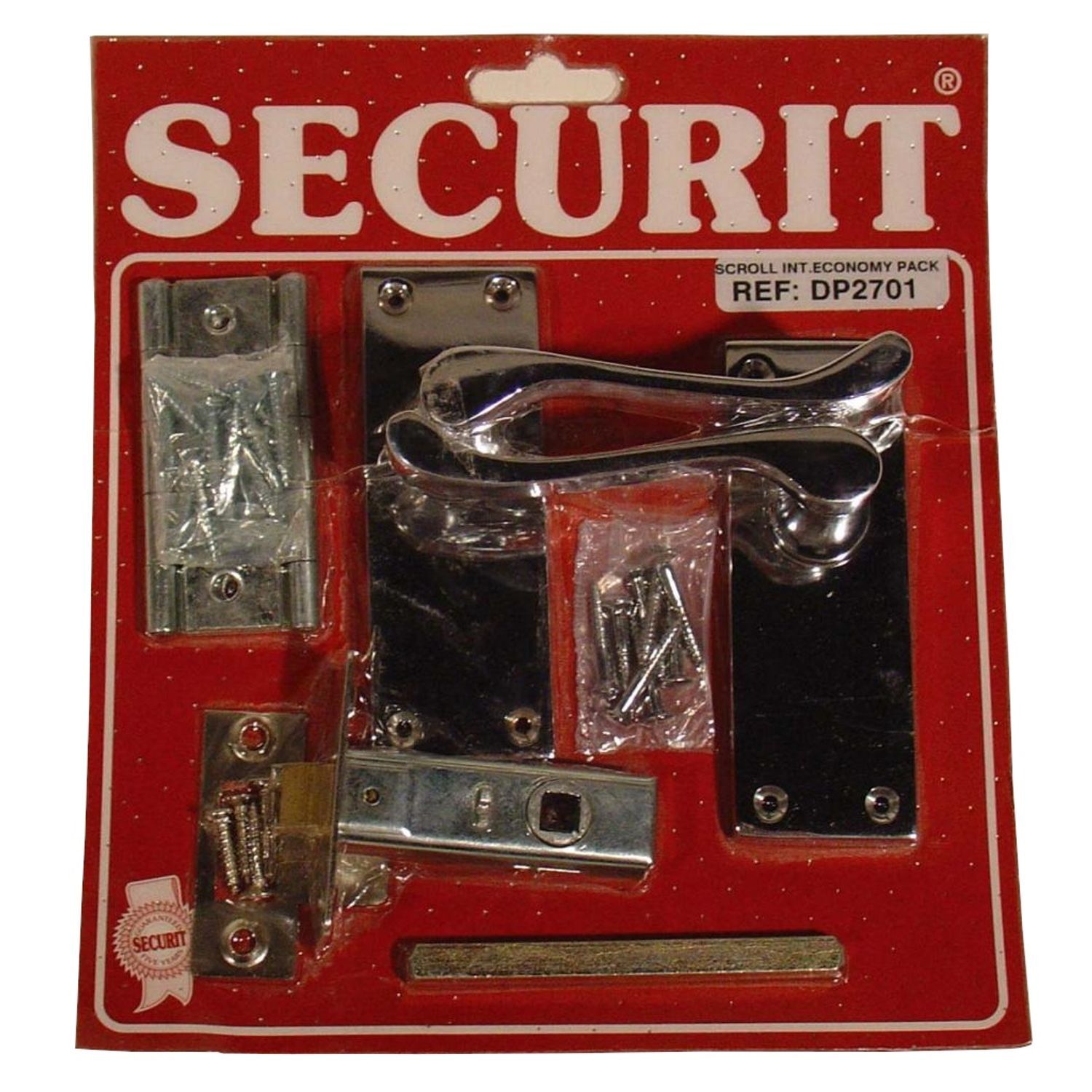 - Securit Chrome Scroll Internal Pack Silver (One Size) - Image 2