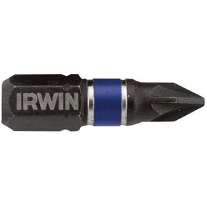 IRWIN Impact Pro Performance Screwdriver Bits PZ3 25mm (Pack 2)