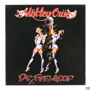 Motley Crue Dr Feelgood Nurses Fridge Magnet