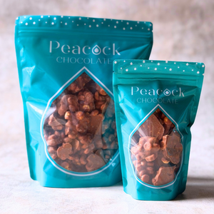 Milk Chocolate Cookie & Fudge Clusters Share Bag - 500g