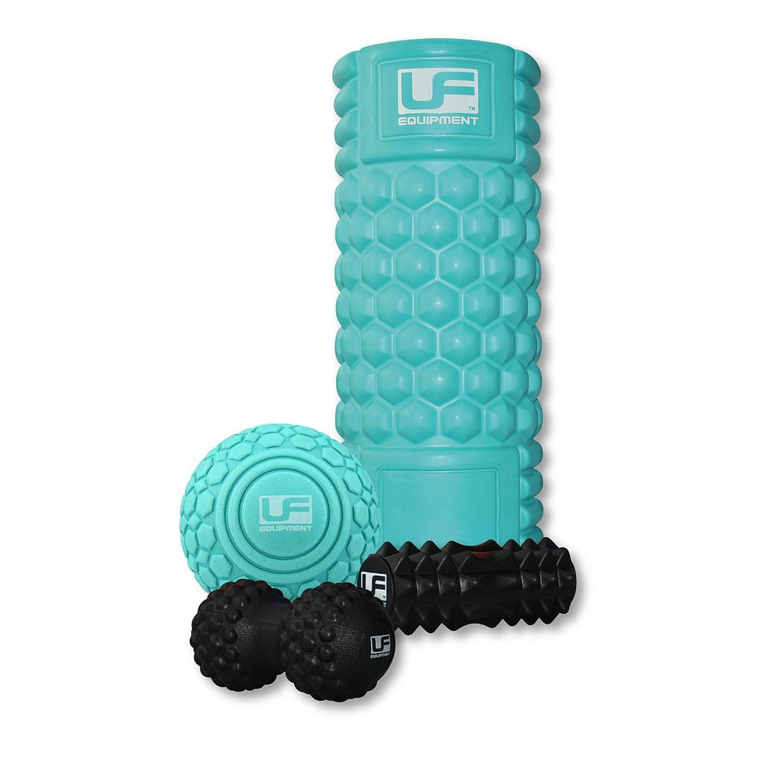 Urban Fitness Equipment Massage Set - Turquoise/Black