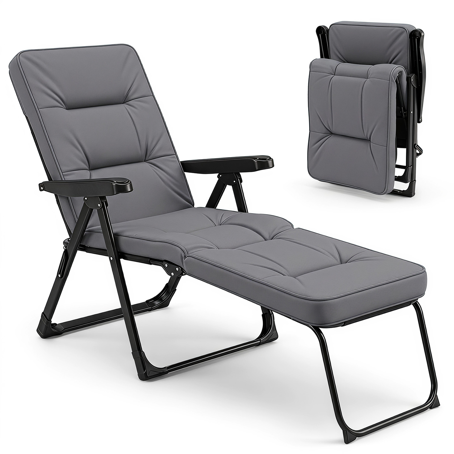 Costway Foldable Garden Sun Lounger