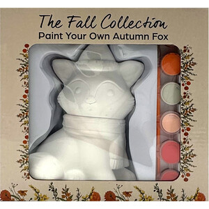 Paint Your Own Ceramic Autumn Fox Kit