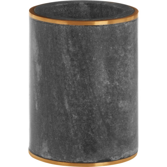 Bosco Grey Marble and Gold Tumbler