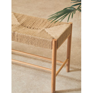 Bandar Natural Rope and Beechwood Bench