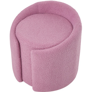 Cosy Teddy Fleece Dressing Table Stool