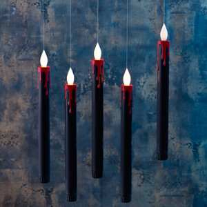 Pack of 5 Floating Hallowen LED Candles