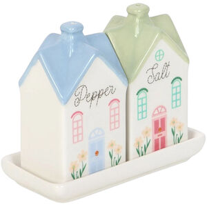 Something Different Pastel House Salt and Pepper Shakers