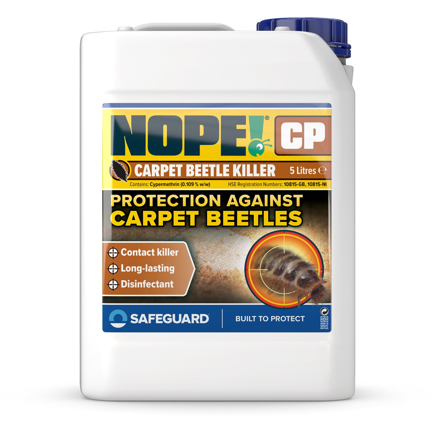 Nope! Carpet Beetle Killer - Clear / 14.2Cm