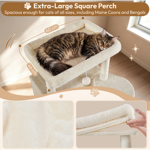 Yaheetech Multi-Level Cat Tree with 9 Scratching Posts