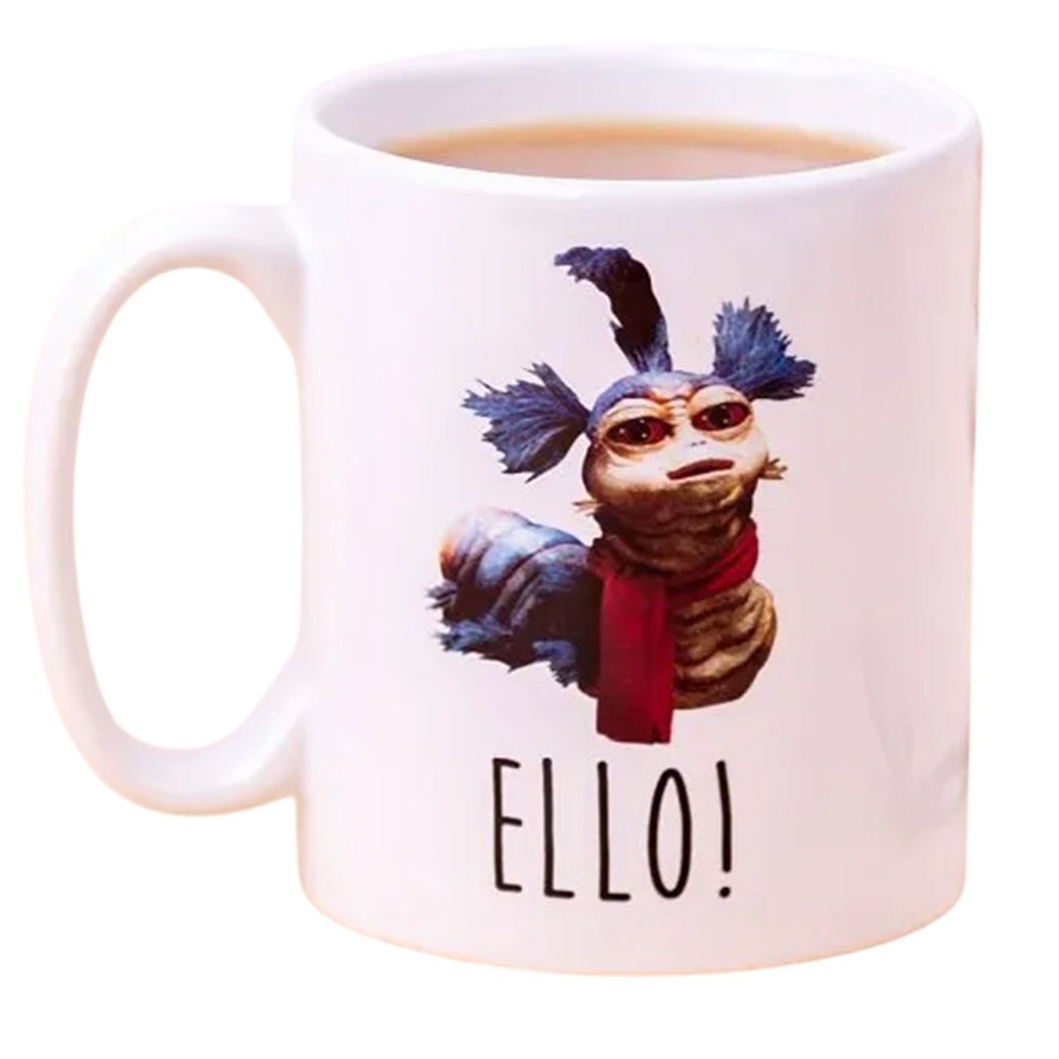 Labyrinth Ello! The Worm Mug - White