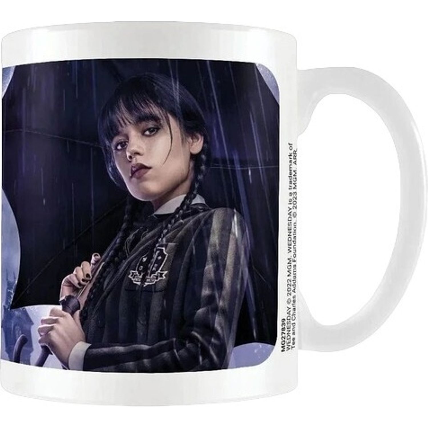 Wednesday Dark Side Mug - Black/Grey/White