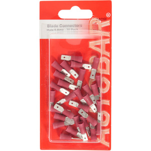 Pack of 30 Autobar Male Blade Connectors