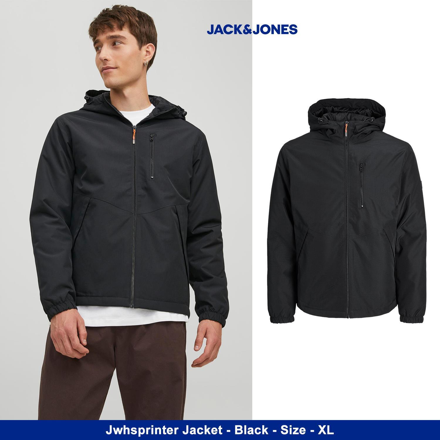 Jack & Jones Jack And Jones Men's Sprinter Long Sleeve Outdoor Jacket - Black