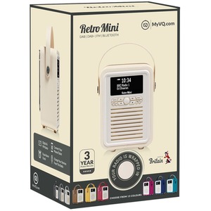 Cream Retro Mini DAB Radio  shot 17083549